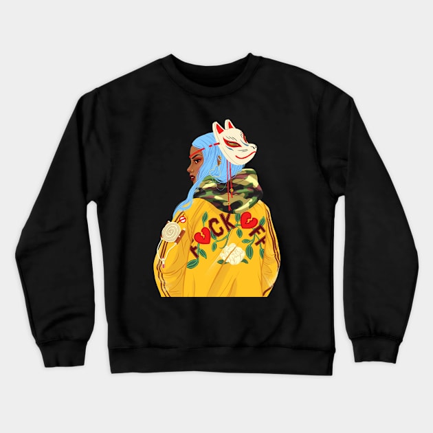 Fox Crewneck Sweatshirt by acaballz